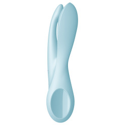 Satisfyer Stimulateur de clitoris vibrant Threesome 1 Satisfyer Bleu